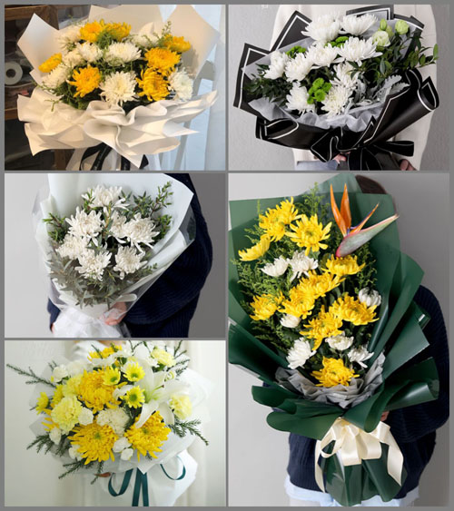 湖南永州祁阳县凤凰乡长吉村白事花束代送